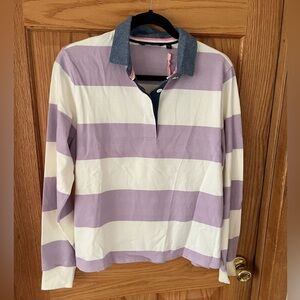 Vineyard Vines Pink and Blue Polo Shirt